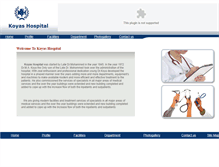 Tablet Screenshot of koyashospital.com